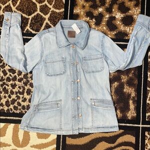 Maurices Blue Jean Jacket Fitted Denim Style